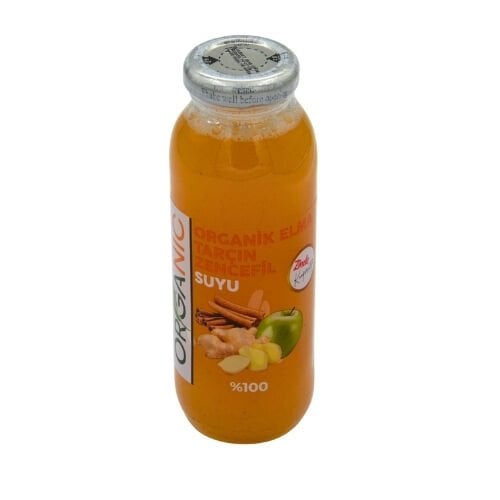 ZİNDE KOOP. ORGANİK ELMA-TARÇIN SUYU 250 ML