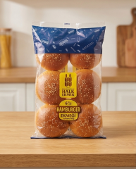 6'LI JUMBO HAMBURGER EKMEĞİ 110 GR (6X110)