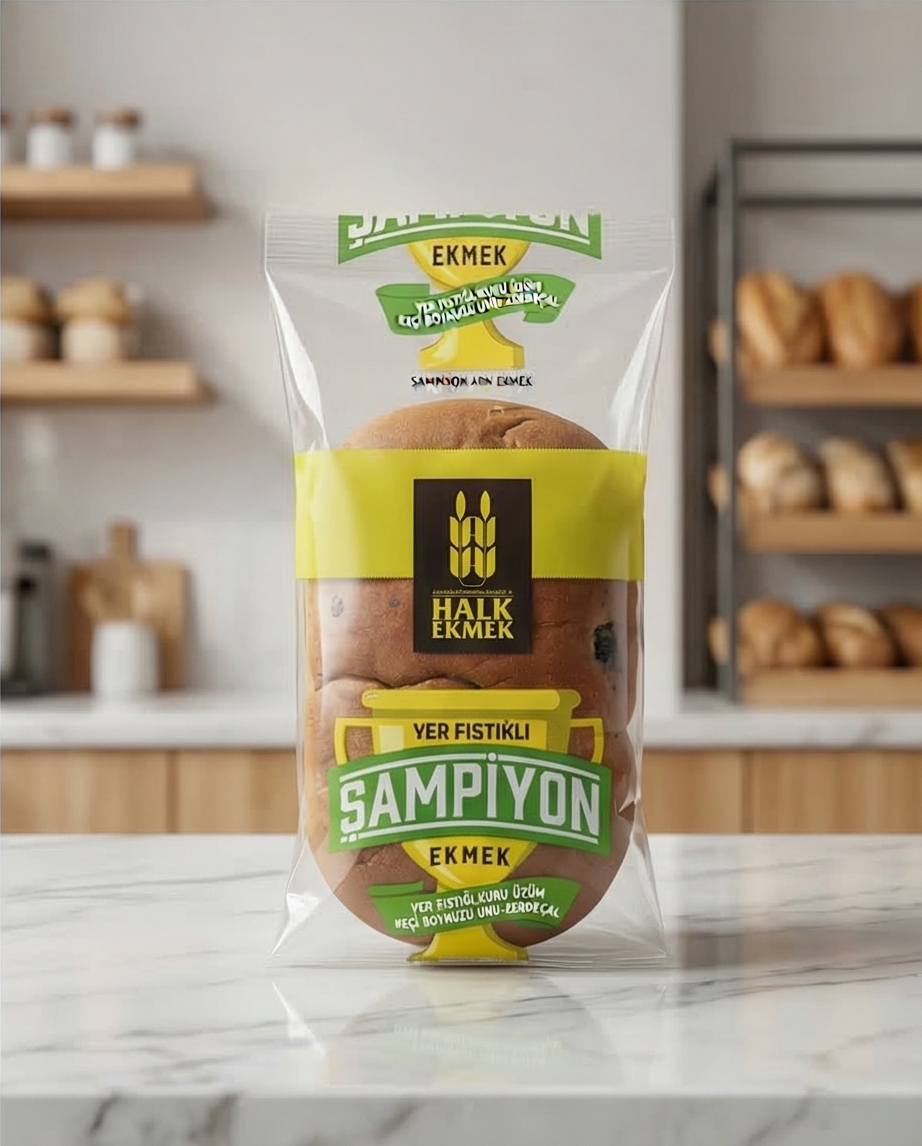 ŞAMPİYON EKMEK YER FISTIKLI 50 GR