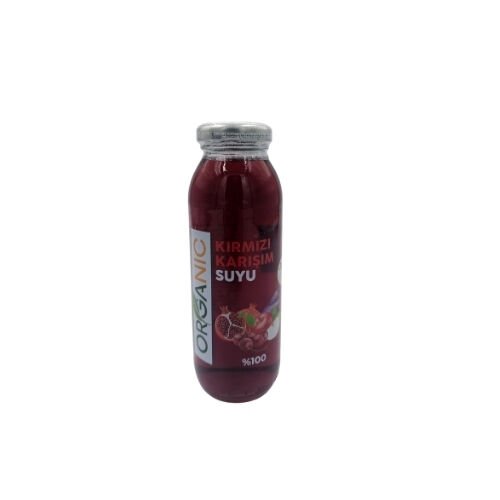 ZİNDE KOOP. ORGANİK KIRMIZI KARIŞIM SUYU 250 ML