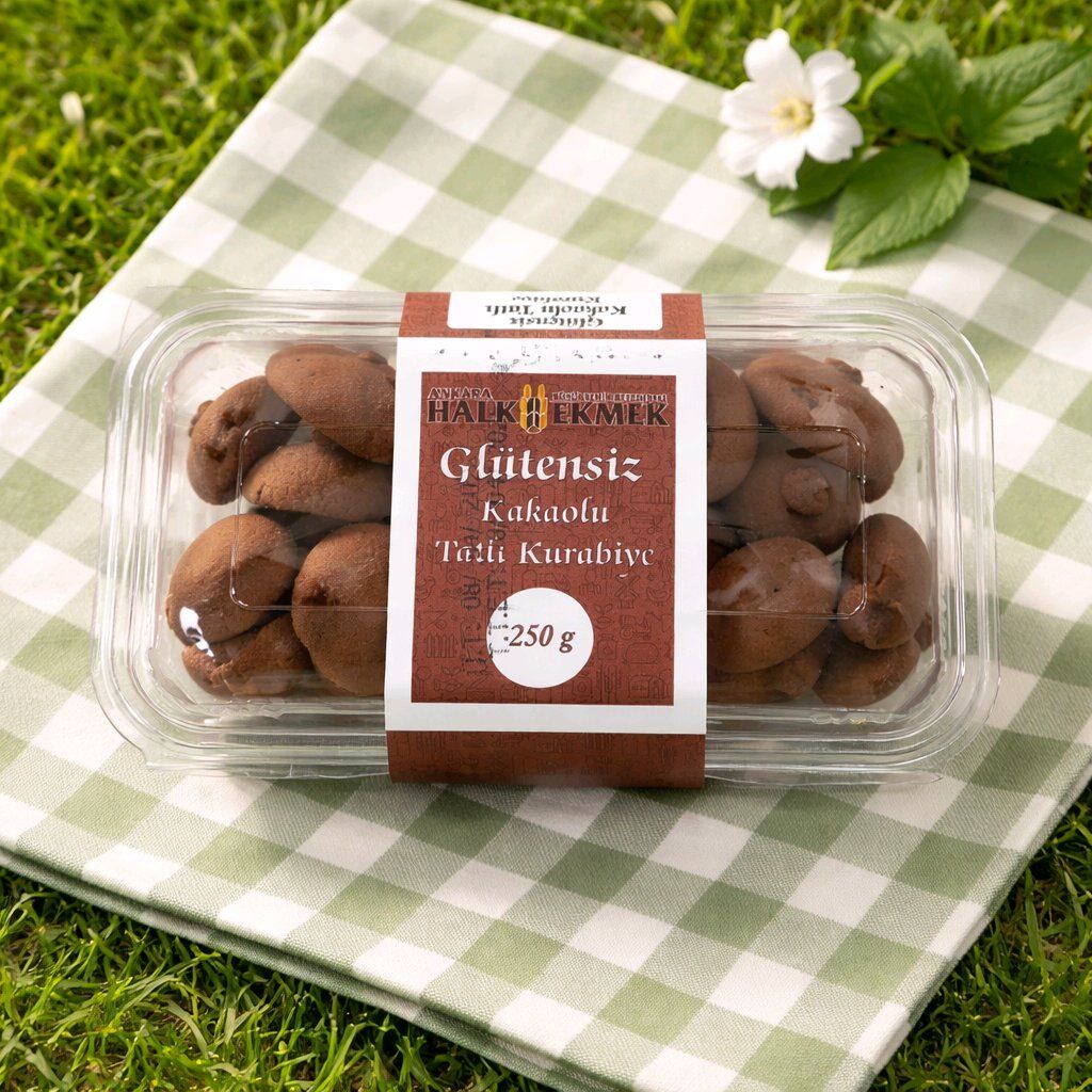 GLUTENSİZ KAKAOLU TATLI KURABİYE 250 GR