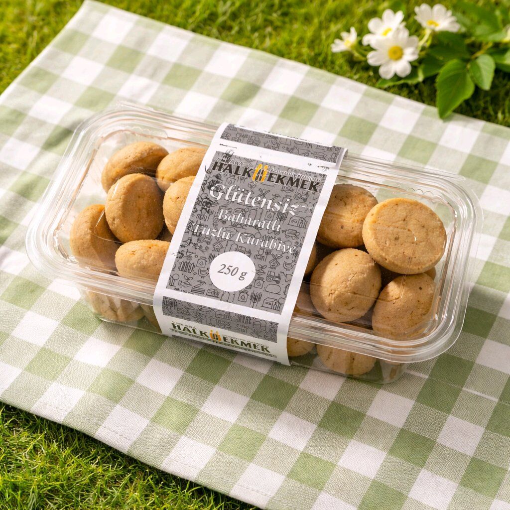 GLUTENSİZ BAHARATLI TUZLU KURABİYE 250 GR