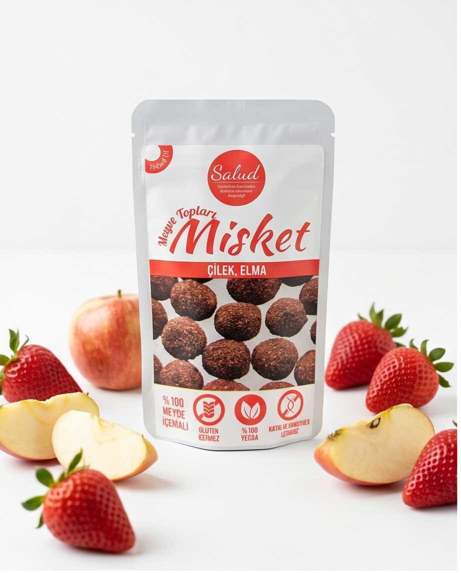 YAŞAMYOLU KOOP. ÇİLEK - ELMA MEYVE TOPU 40 GR