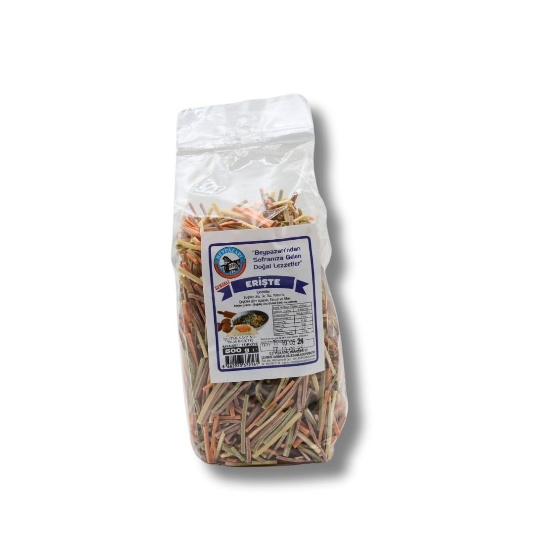 SEBZELİ ERİŞTE 500 GR