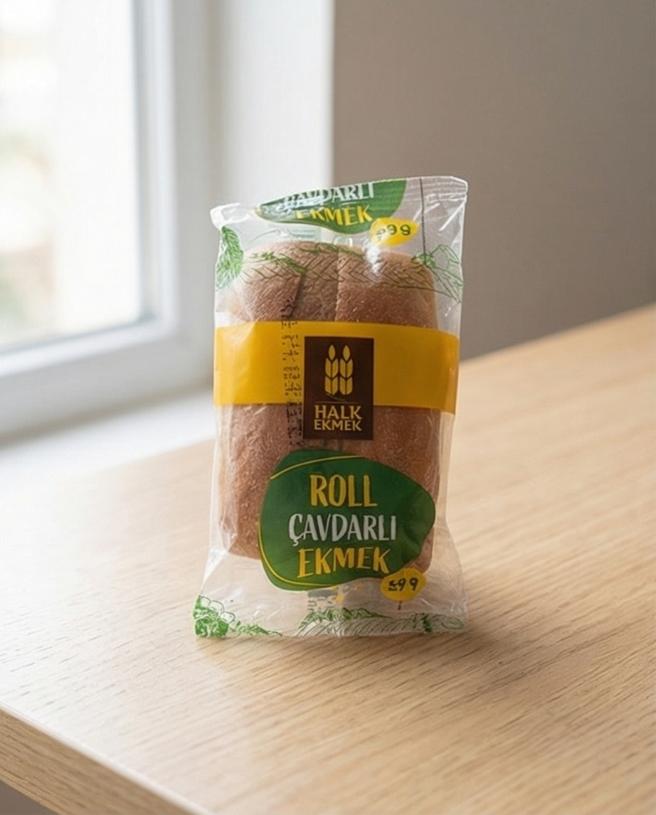 ROLL ÇAVDARLI EKMEK 50 GR
