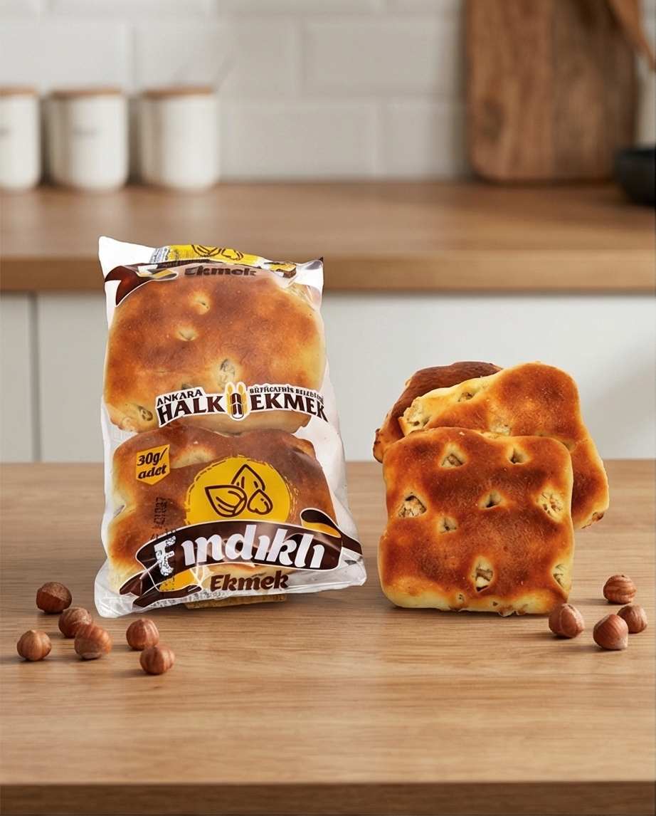 FINDIKLI EKMEK 2. Lİ PAKET 60 GR