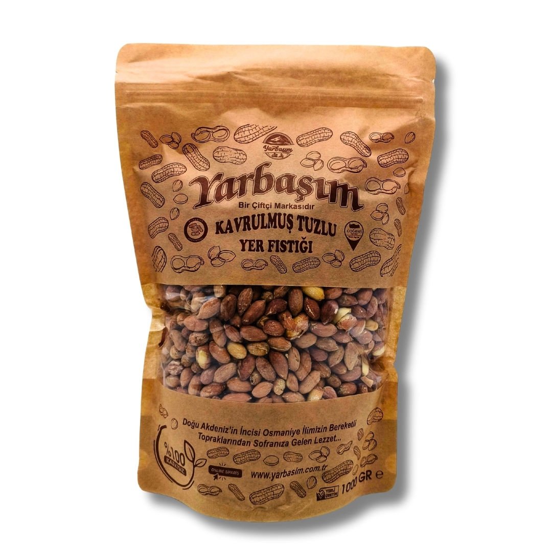 YARBAŞI KAVRULMUŞ TUZLU YER FISTIĞI 1000 GR