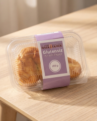 GLUTENSİZ PEYNİRLİ POĞAÇA 2'Lİ PAKET (180 Gr)