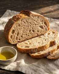 EKŞİ MAYALI TAM BUĞDAY UNLU KÖY EKMEĞİ (400G)
