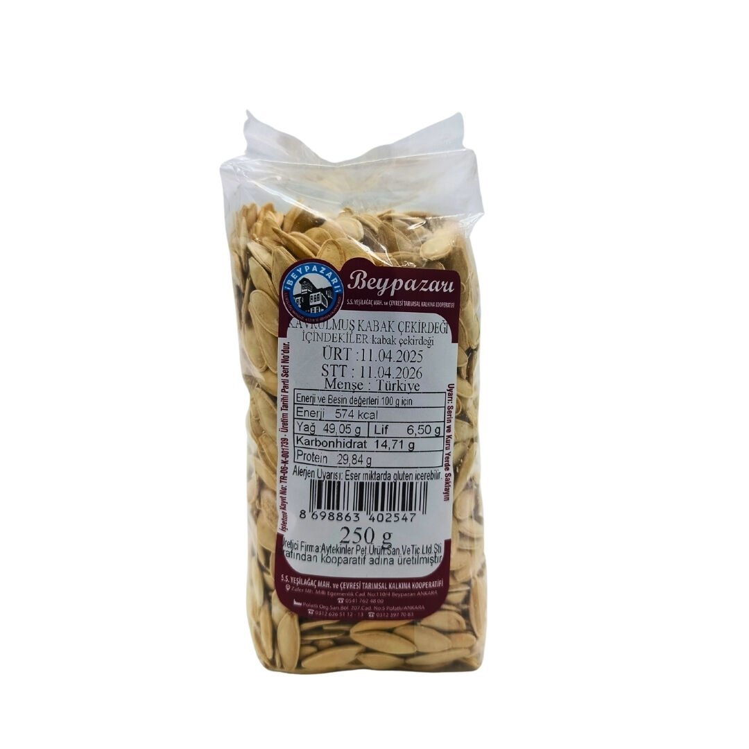 YEŞİLAĞAÇ KOOP. KAVRULMUŞ SADE KABAK ÇEKİRDEĞİ (250GR)