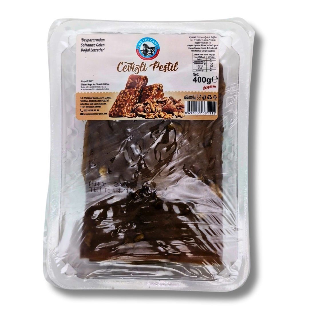 YEŞİLAĞAÇ KOOP. CEVİZLİ PESTİL 400 GR