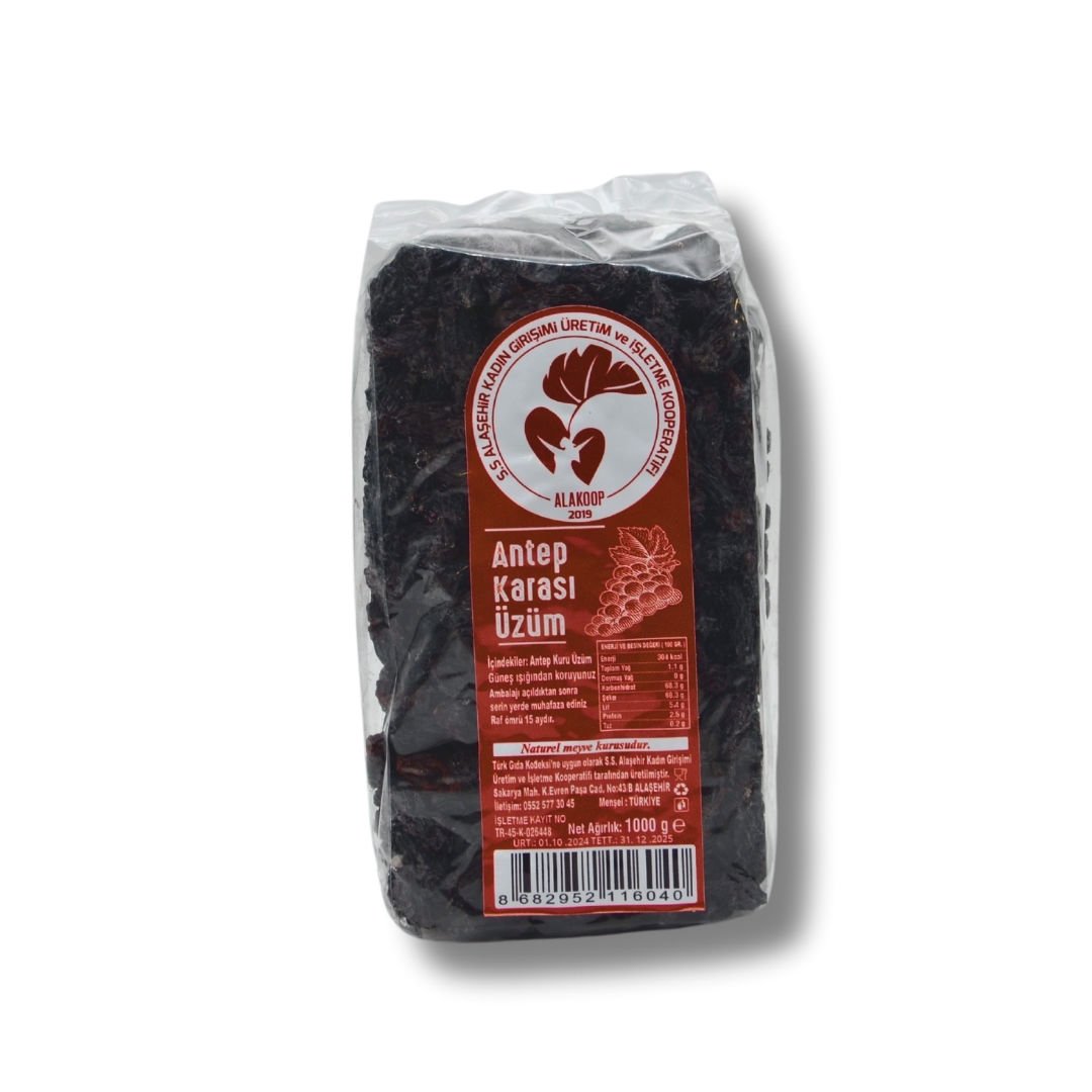 ALAŞEHİR KOOP.ANTEP KARASI ÜZÜM 1000 GR (ADET)