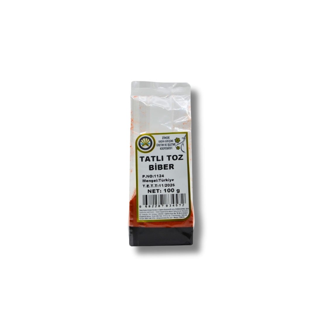ZINDE KOOP. TATLI TOZ BİBER 100GR