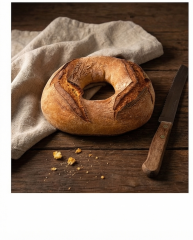 EKŞİ MAYALI KARABUĞDAY UNLU EKMEK (500 G)