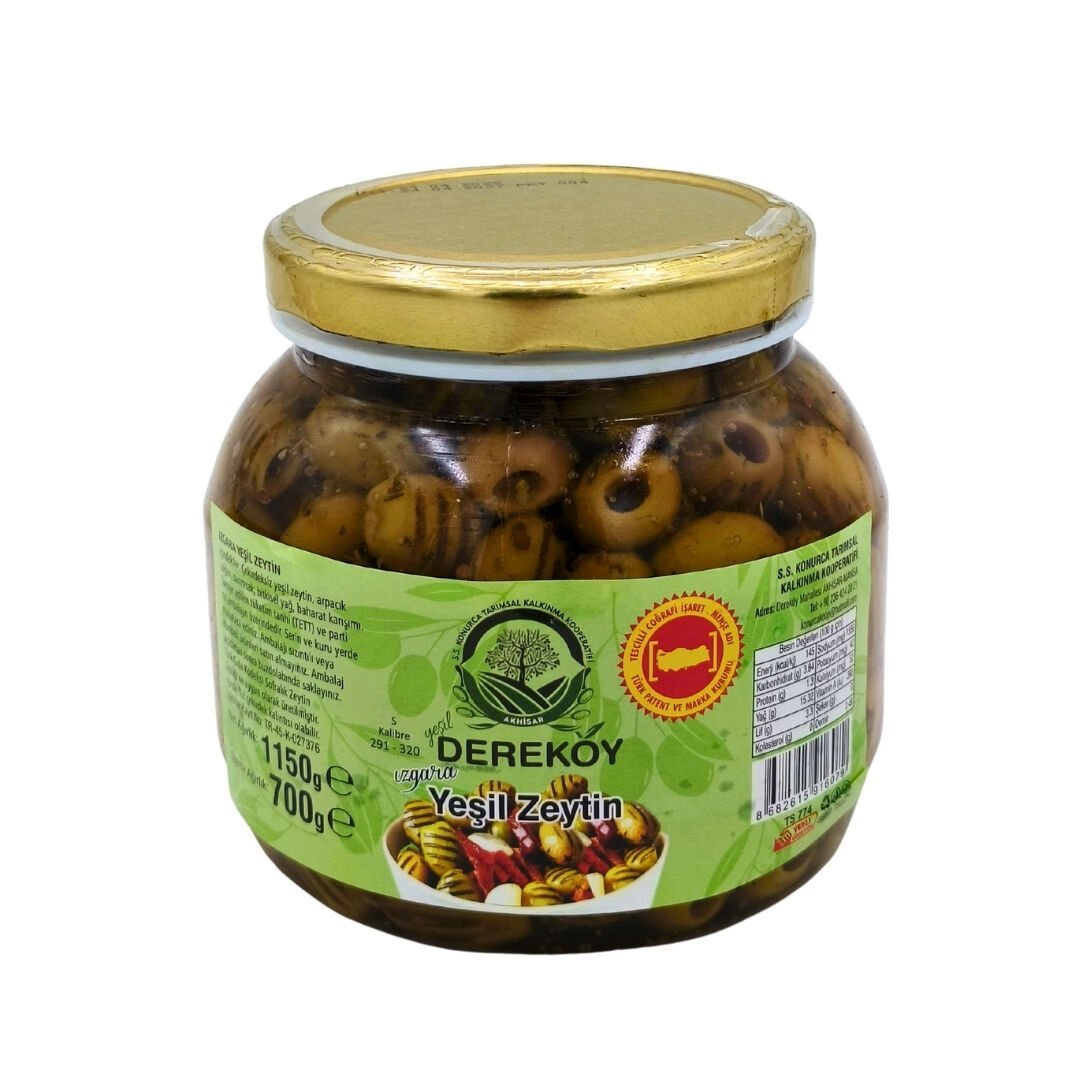 KONURCA KOOP. YEŞİL IZGARA ZEYTİN (290-320) 1150 GR
