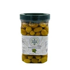 MUT KOOP. DOMATESLİ YEŞİL KIRMA ZEYTİN (181-200) 900 GR