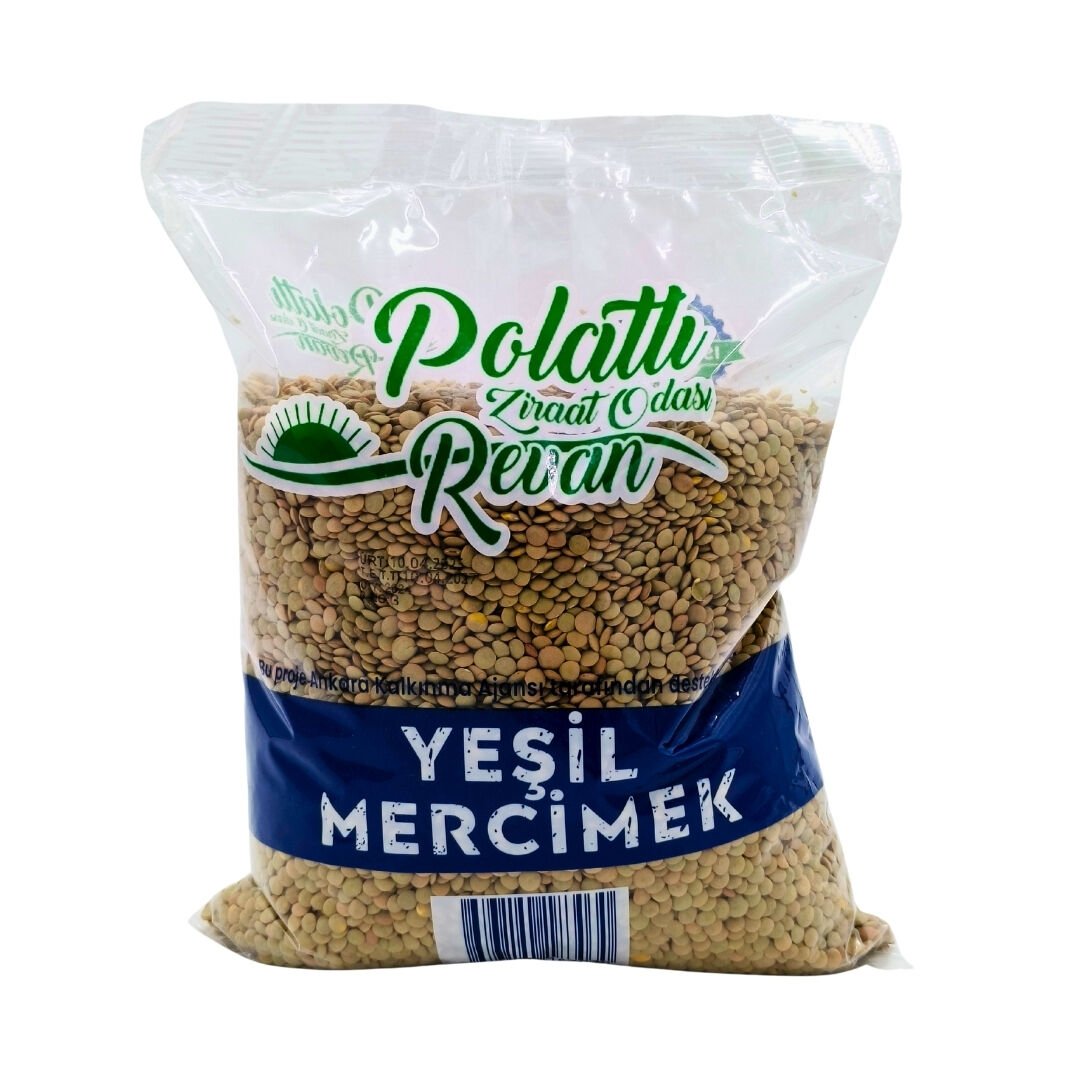 POLATLI ZİRAAT ODASI YEŞİL MERCİMEK 2000 GR