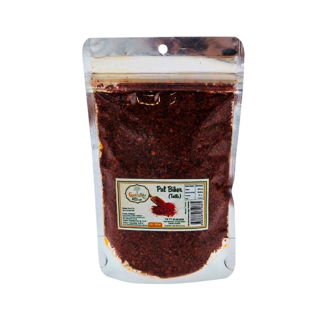 SAMANDAĞ KOOP. TATLI PUL BİBER 100 GR