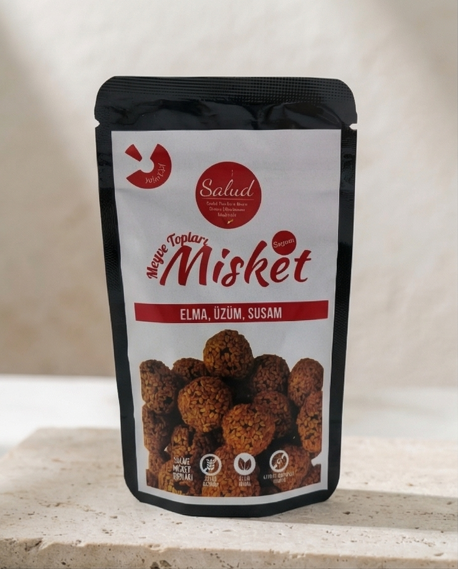 YAŞAMYOLU KOOP. ELMALI-ÜZÜM SUSAMLI  MEYVE TOPU 40 GR