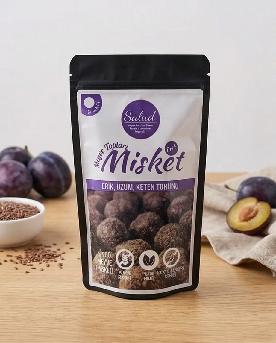 YAŞAMYOLU KOOP. ERİKLİ MEYVE TOPU KETENLİ 40 GR