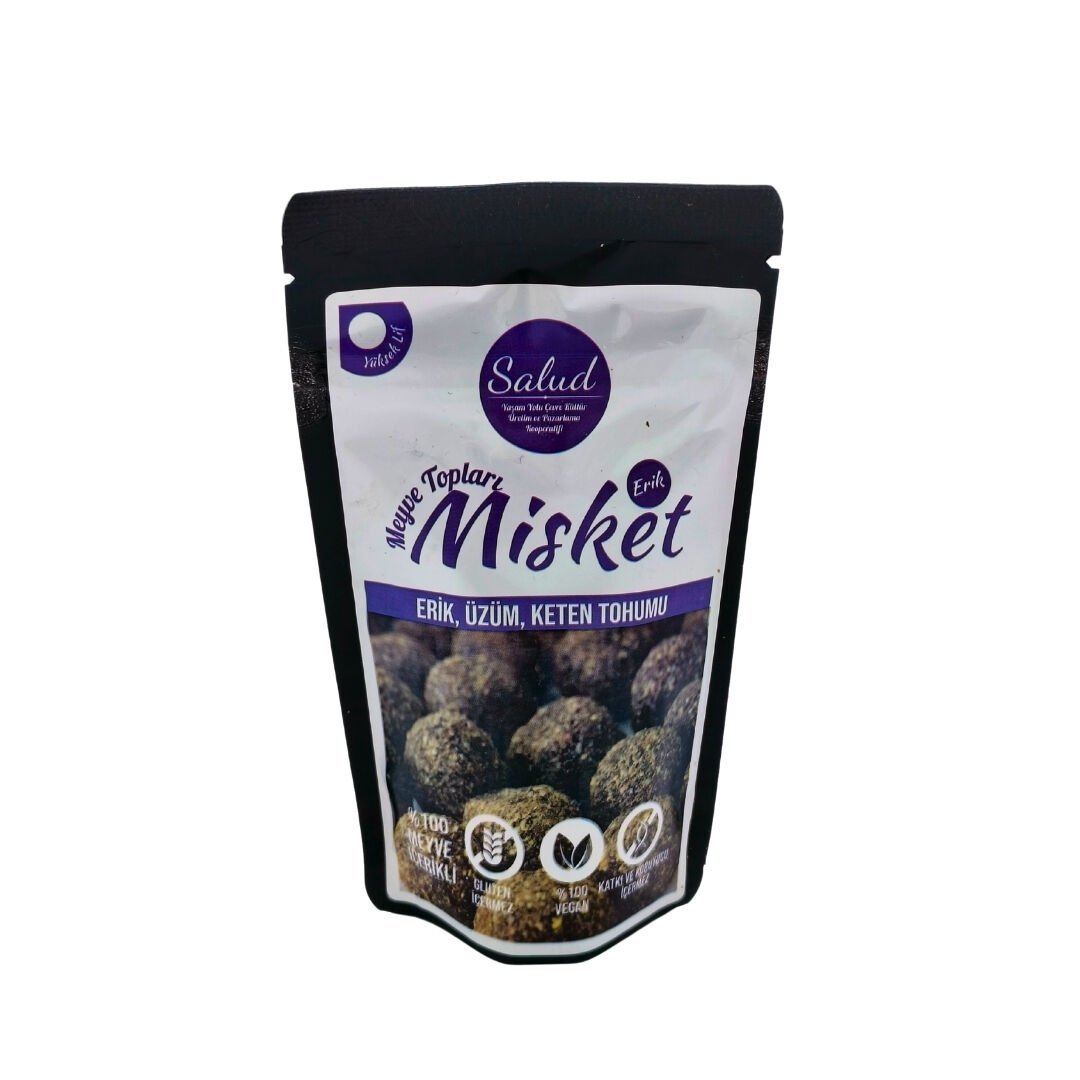 YAŞAMYOLU KOOP. ERİKLİ MEYVE TOPU KETENLİ 40 GR