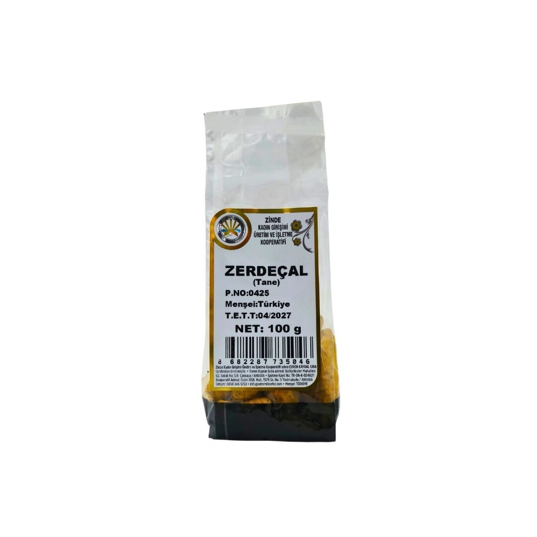 ZİNDE KOOP. TANE ZERDEÇAL 100 GR