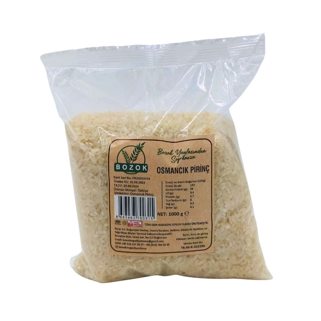 BOĞAZLIYAN KOOP. OSMANCIK PİRİNÇ 1000 GR