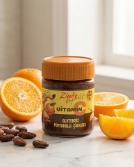 ZİNDE KOOP. GLUTENSİZ KEÇİBOYNUZLU - PORTAKALLI ÇİKOLATA 300 GR